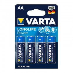 4 stk. VARTA LONGLIFE AA / LR06 batteri