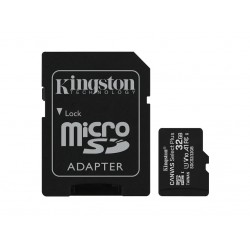 kingston Micro-SD kort m/adapter 32 GB klasse 10
