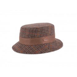 MJM Max Virgin Wool/Cashmere Brown Check