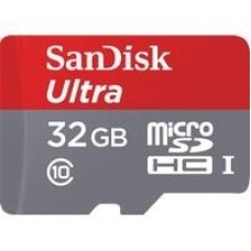 Sandisk Micro SD kort m/adapter 32 GB klasse 10